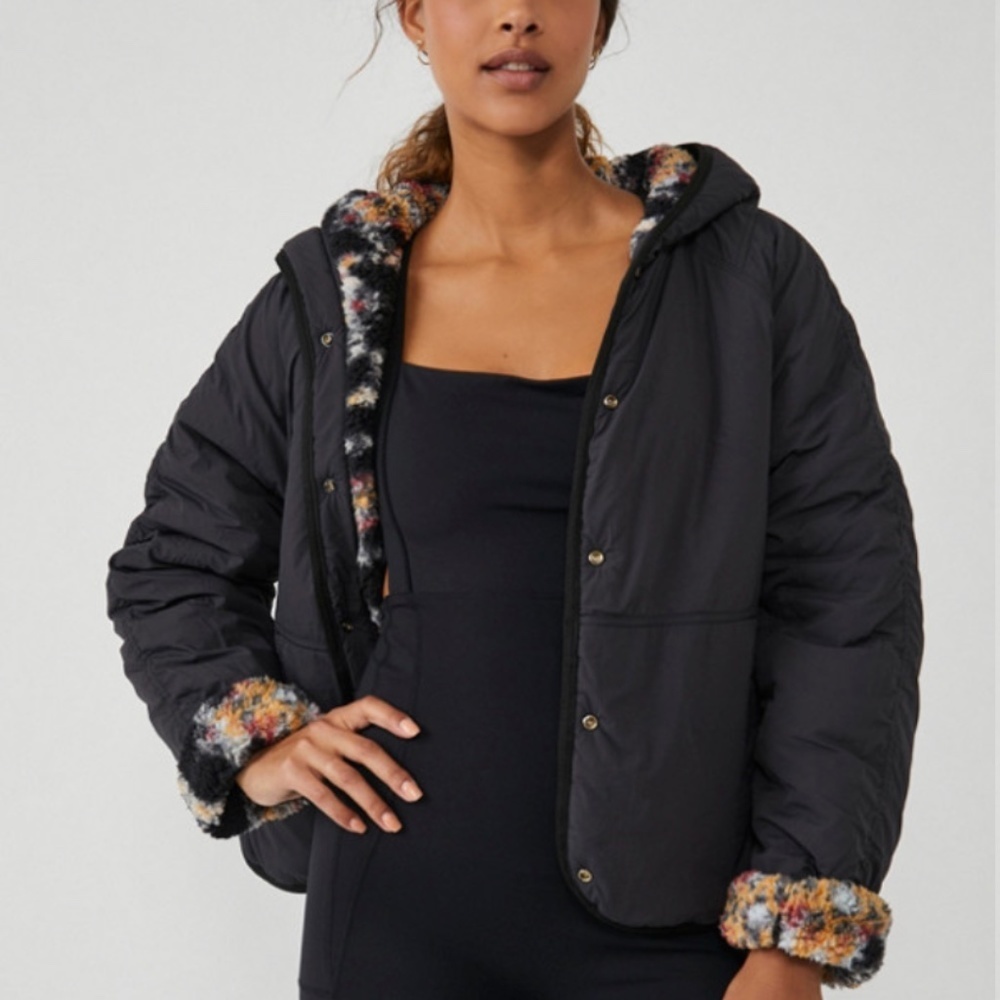 Fp Movement Elevation Jacquard Reversible Fleece … - image 3